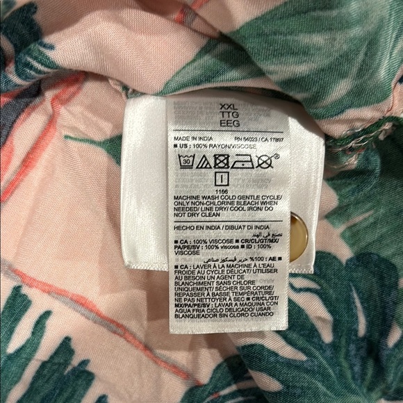 Flamingo Floral Shirt and Swim Trunks Set - Picture 4 of 8